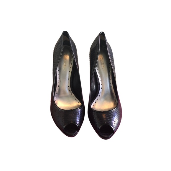 Crock print peep toe - Picture 1 of 3